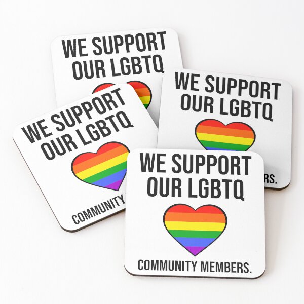 Item preview, We support our LGBTQ community members.  designed and sold by Rachel the Artist .