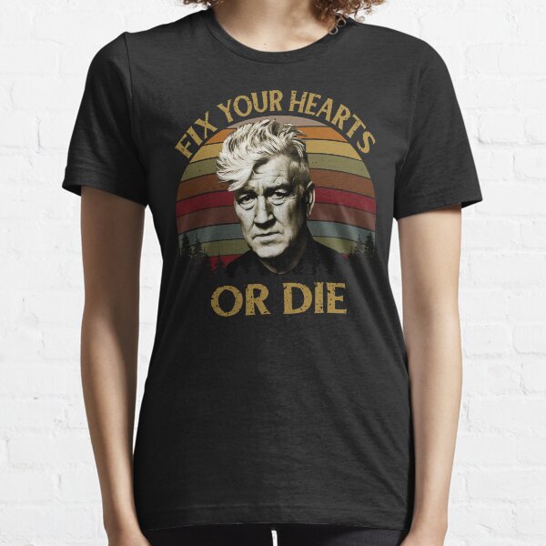 Item preview, David Lynch Retro Fix Your Hearts Or Die designed and sold by fillinporvald.