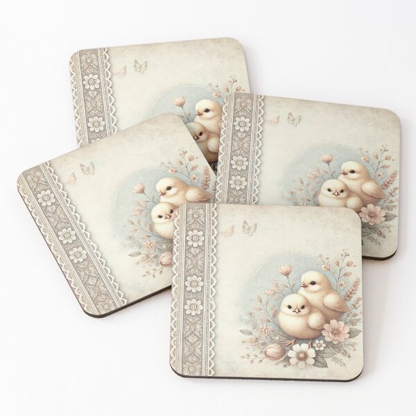 Item preview, easter chickens vintage designed and sold by Meandmyshop.