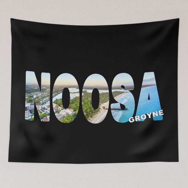 Item preview, NOOSA Groyne - Hastings Street River Mouth Northshore QLD designed and sold by Adam Gormley.