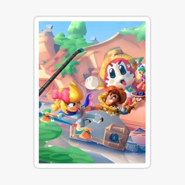 Vista previa del artículo con la obra «Colt y Bibi Brawl», diseñado y vendido por Game-Overr.