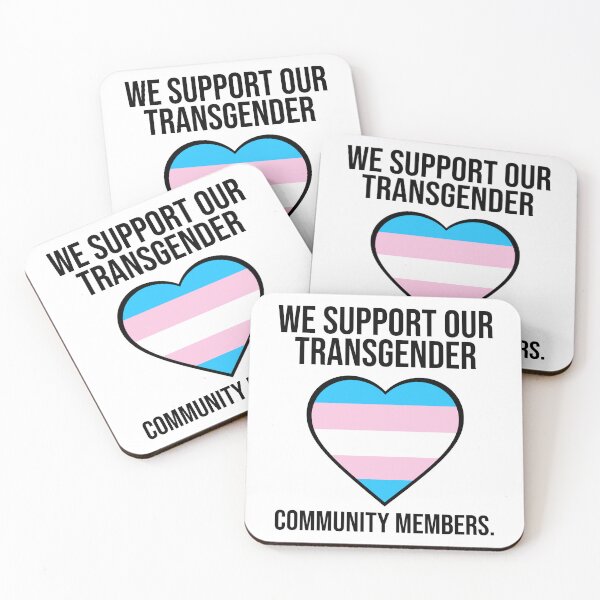 Item preview, We support our transgender community members  designed and sold by Rachel the Artist .