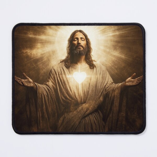 Item preview, The Sacred Heart of Jesus designed and sold by CelestialThread.