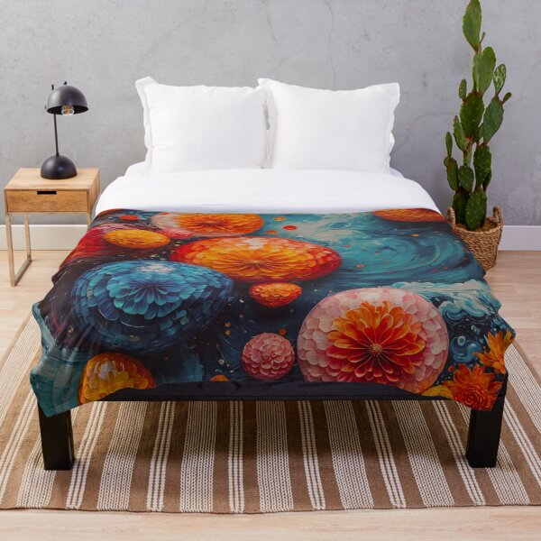 Item preview, Dahlia flowers on water designed and sold by LeatherSock.