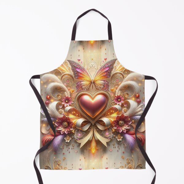 Item preview, heart, bow, and luxury coquette with butterfly, flowers, feathers, and decorations designed and sold by Amiramor0.