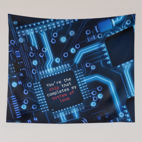 Item preview, Valentine's Day "You’re the chip that completes my system of love" T-SHIRT designed and sold by GIPR.