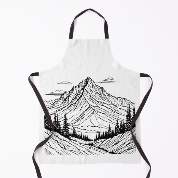 Item preview, PNW Mountain Outline designed and sold by Catherine Harrison.