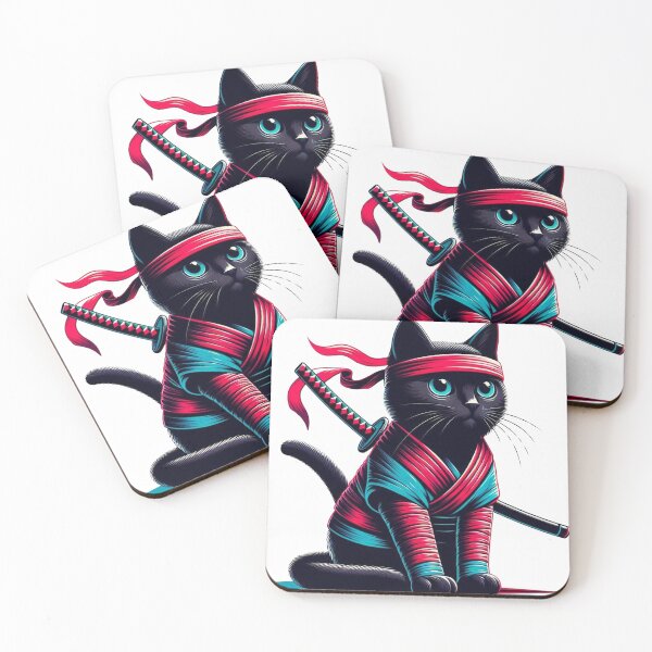 Item preview, Ninja Cat Funny Assassin Tee - Perfect for Cat Lovers designed and sold by boundlessly2art.