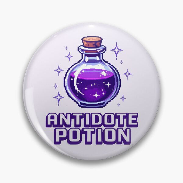 Aperçu de l'œuvre Potion antidote : remède en bouteille créée et vendue par Jollys-ArtShop.