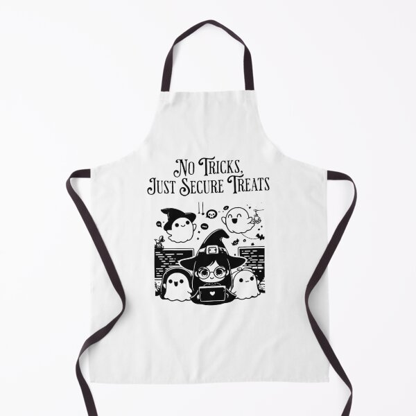 Item preview, No Tricks, Just Secure Treats – Fun Cybersecurity Design designed and sold by Teacher2Nerds.