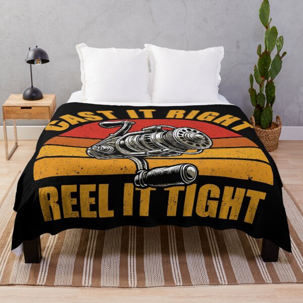Item preview, Fishing Reel Vintage Sunset Funny Cast It Right Reel It Tight designed and sold by TeeByDesignsCo®.