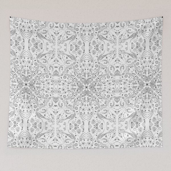 Item preview, Happy Planets Mandala Pattern  designed and sold by HydrangeaDelMar.