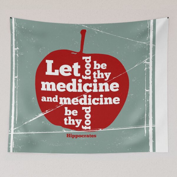 Item preview, Let food be thy medicine and medicine be thy food designed and sold by piedaydesigns.