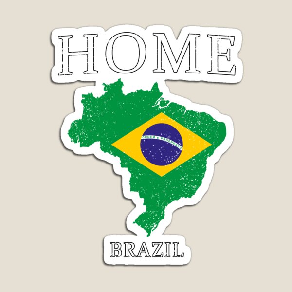 Artikel-Vorschau von HOME - BRASILIEN | T-Shirt mit Landesflagge und Karte für Männer und Frauen, designt und verkauft von the4jdesign.