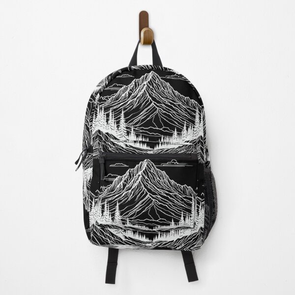 Item preview, PNW Mountain Outline White designed and sold by Catherine Harrison.