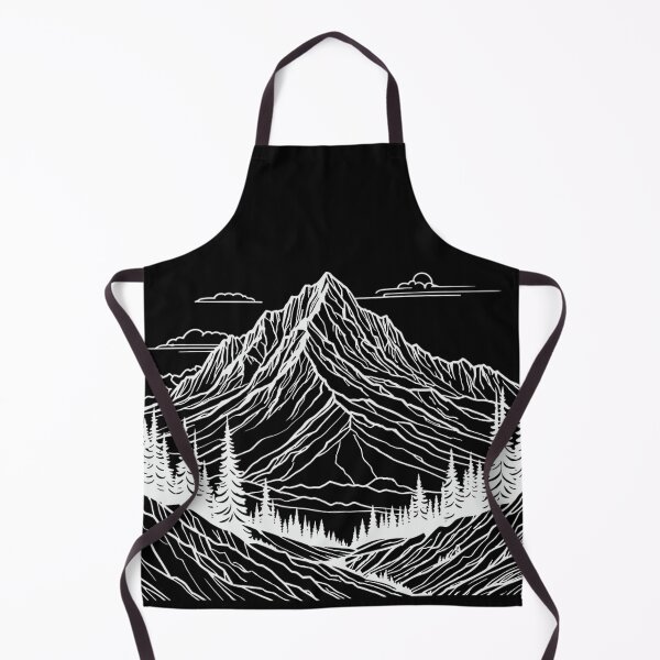 Item preview, PNW Mountain Outline White designed and sold by Catherine Harrison.