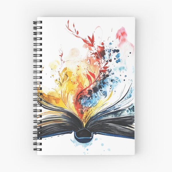 Item preview, Open Book Spilling over With Color, Perfect for Readers designed and sold by MamaCDesigns.