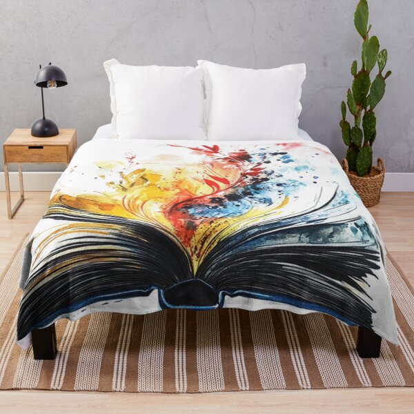 Item preview, Open Book Spilling over With Color, Perfect for Readers designed and sold by MamaCDesigns.