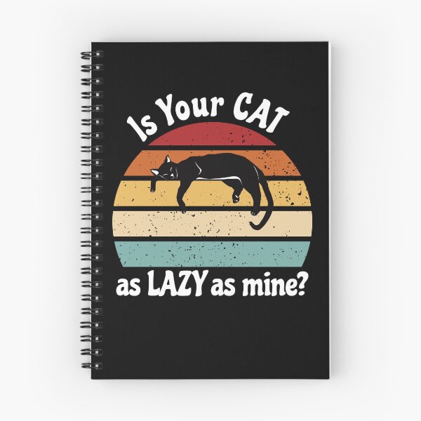 Item preview, Lazy Cat Club - Is Your Cat as Lazy as Mine? White Text designed and sold by FaeryNuff.