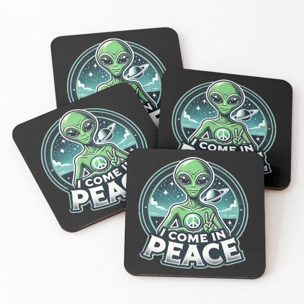 Item preview, Come in Peace designed and sold by Planetporridge.