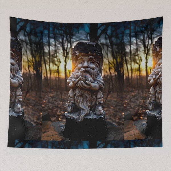 Item preview, Woodland Gnome at Sunset designed and sold by BemazedImages.
