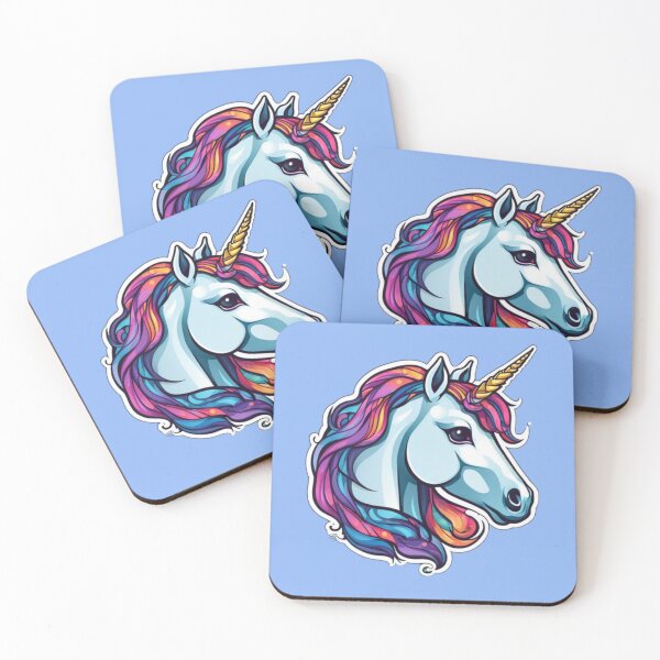 Aperçu de l'œuvre Art de licorne colorée créée et vendue par Planetporridge.
