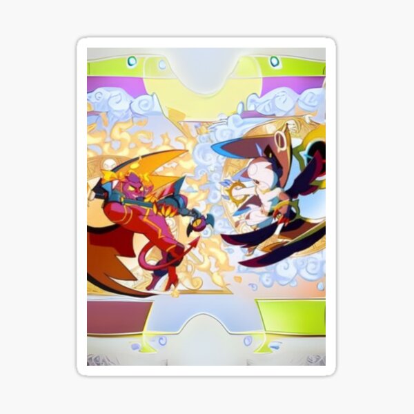 Vista previa del artículo con la obra «Mortis y Edgar Brawl angeles y demonios», diseñado y vendido por Game-Overr.