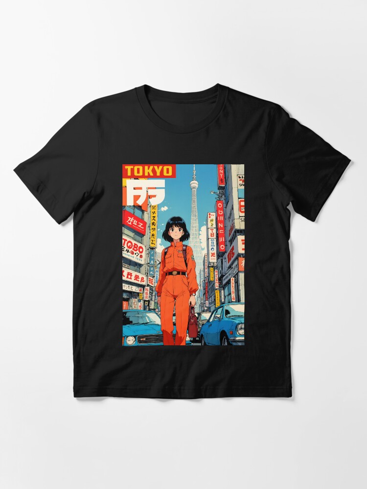 Tokyo Japan 80s Retro Anime Girl Vintage Travel