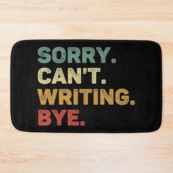 Item preview, Sorry Can't Writing Bye Retro Writing Lover designed and sold by RareBunny.