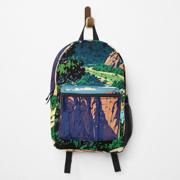 Item preview, Black Canyon National Park USA Retro Anime Japanese 80s Vintage Travel designed and sold by Retro-Anime9.
