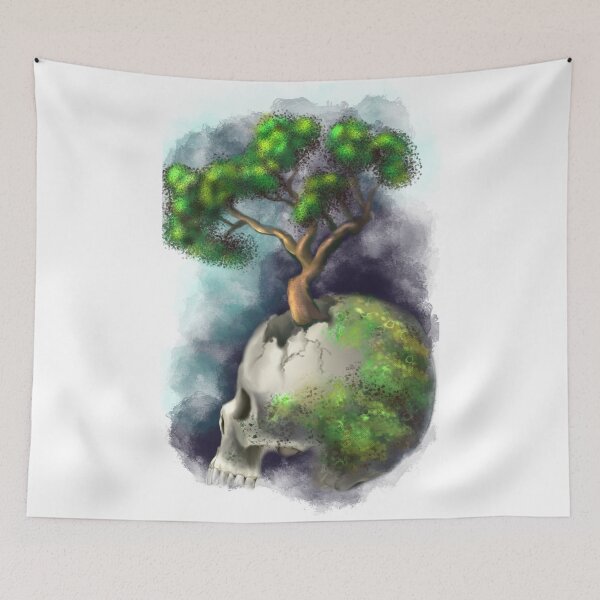 Item preview, Skull and Tree designed and sold by CDT Art.