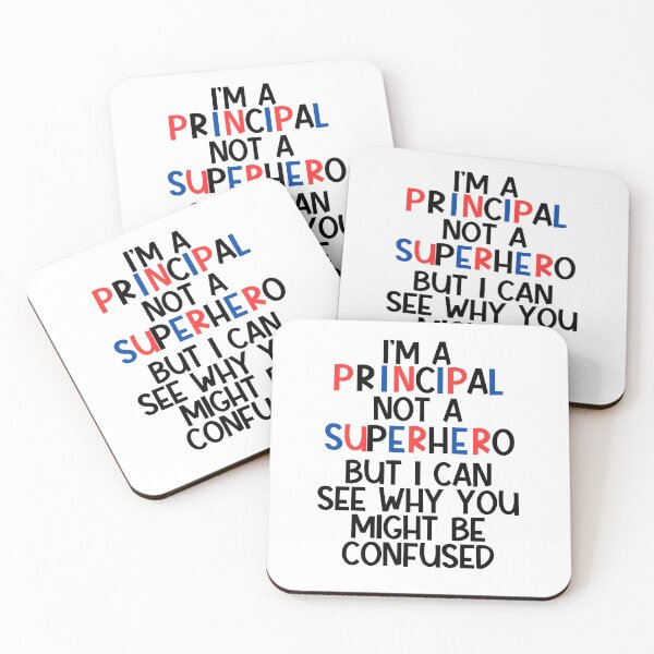 Item preview, Funny Principal Not a Superhero  designed and sold by Grade A Gifts.