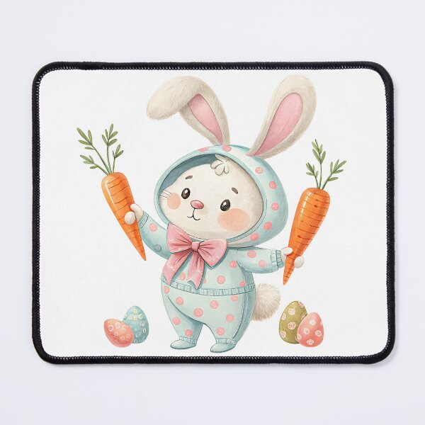 Item preview, A0658 Pastel Bunny Charm Watercolor - Cute Digital Clipart for Easter Crafts, Invitations, Scrapbooking, and Spring-Themed DIY Projects designed and sold by angieart68.