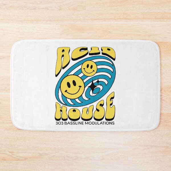 Item preview, ACID HOUSE  - 303 Smiley Vortex (blue/yellow)  designed and sold by Discothreadz.