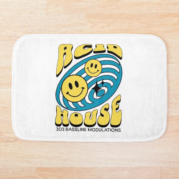 Item preview, ACID HOUSE  - 303 Smiley Vortex (blue/yellow)  designed and sold by Discothreadz.