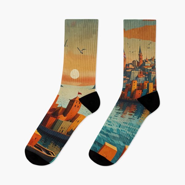 Item preview, City and river designed and sold by KiraChie.