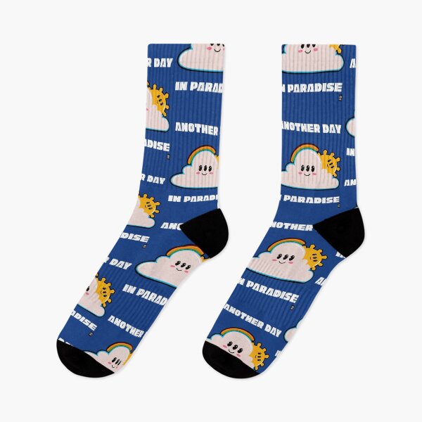Item preview, ANOTHER DAY IN PARADISE CLOUD RAINBOW SUN designed and sold by aydapadi.