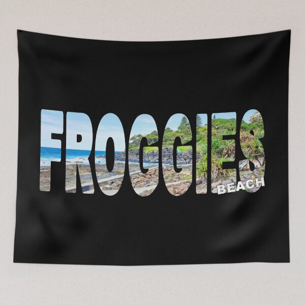 Item preview, FROGGIES BEACH - Gold Coast QLD Australia Point Danger designed and sold by Adam Gormley.