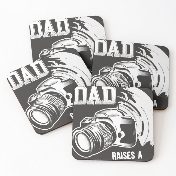 Item preview, The best Kind of Dad raises a photographer t shirt designed and sold by StreetArtPro.