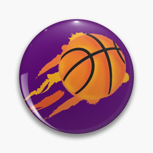 Aperçu de l'œuvre Pop Art de basket-ball orange créée et vendue par The Japanese Sticker Shop.
