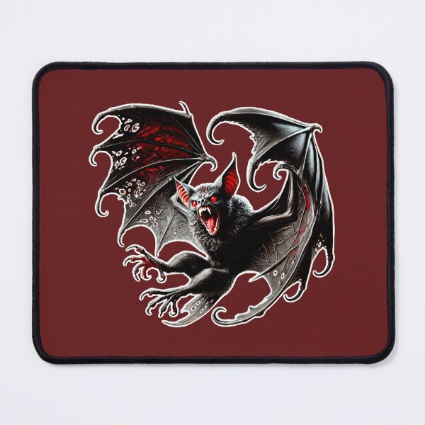 Item preview, Gothic Vampire Bat Illustration | Dark and Fierce Art designed and sold by CritterManiaUK.