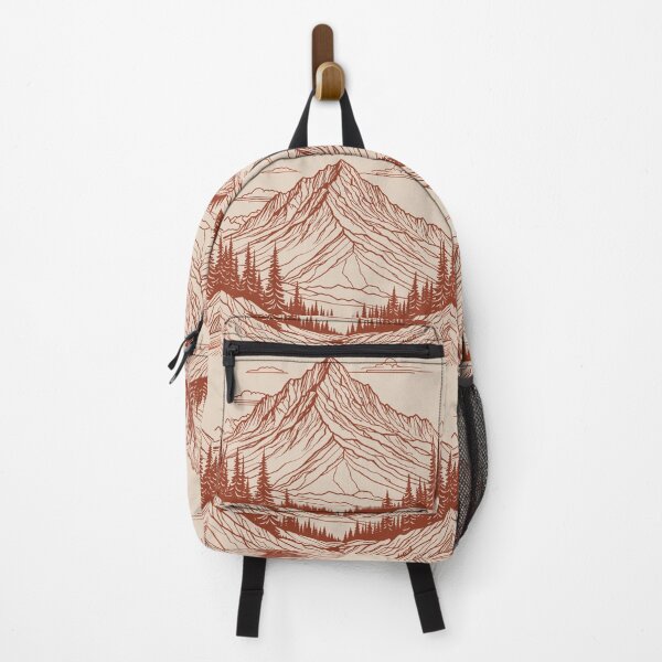Item preview, PNW Mountain Outline Orange designed and sold by Catherine Harrison.