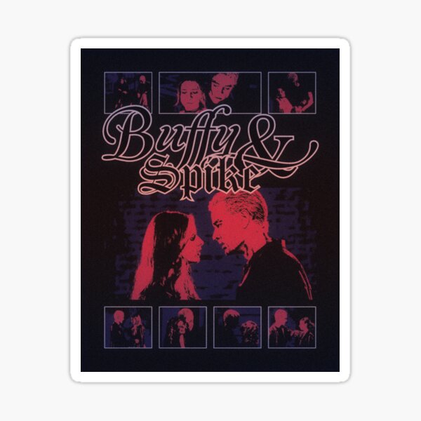 Item preview, Buffy the Vampire Slayer - Spike and Buffy designed and sold by pastelmoonbeams.