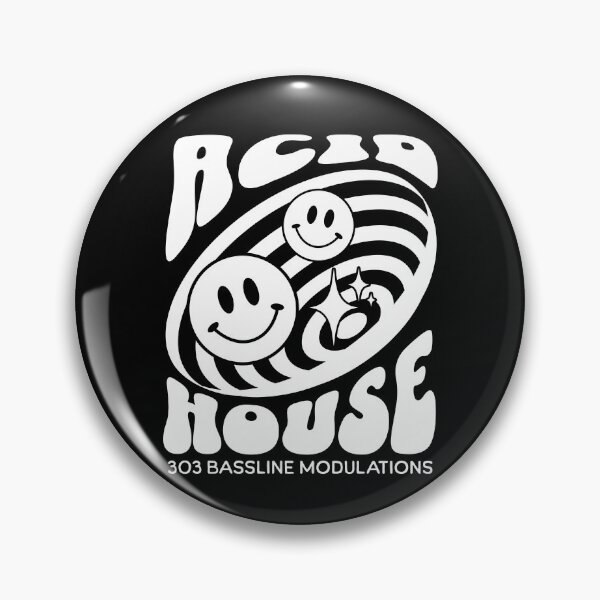 Item preview, ACID HOUSE  - 303 Smiley Vortex (White)  designed and sold by Discothreadz.