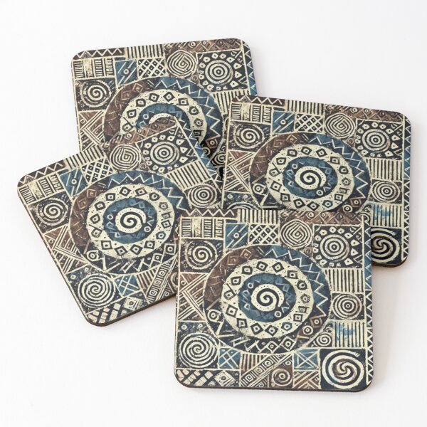 Item preview, Bogolan Mud Cloth inspired Patterns  designed and sold by Shs-Kenya.