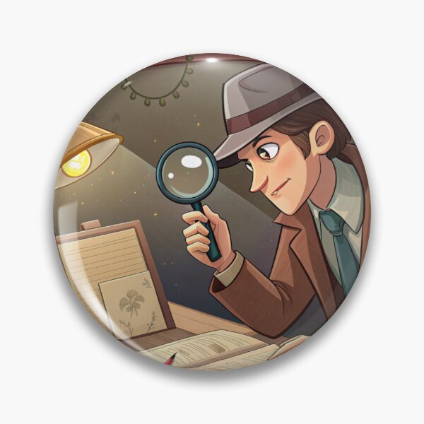 Item preview, In the Mood for a Mystery, Detective theme with a magnifying glass and book, Book Lover, Bibliophile, Bookworm, Book Addict, Reading Time  designed and sold by PixelStoneDesign .