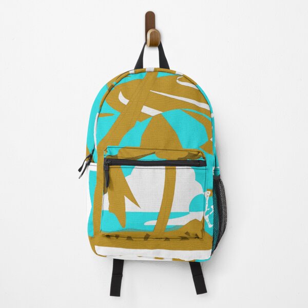 Item preview, Diamond Head, Waikiki, Oahu, Hawaii (Teal/Mustard) designed and sold by WhackoDesigns.