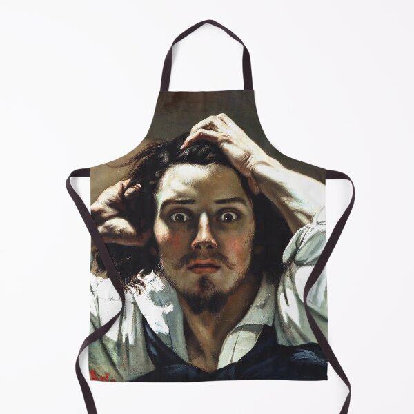 Item preview, The Desperate Man - Gustave Courbet's Dramatic Self-Portrait 1843 - Classic French Realism Art designed and sold by Under-TheTable.