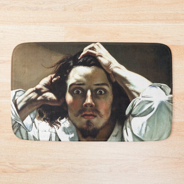 Item preview, The Desperate Man - Gustave Courbet's Dramatic Self-Portrait 1843 - Classic French Realism Art designed and sold by Under-TheTable.