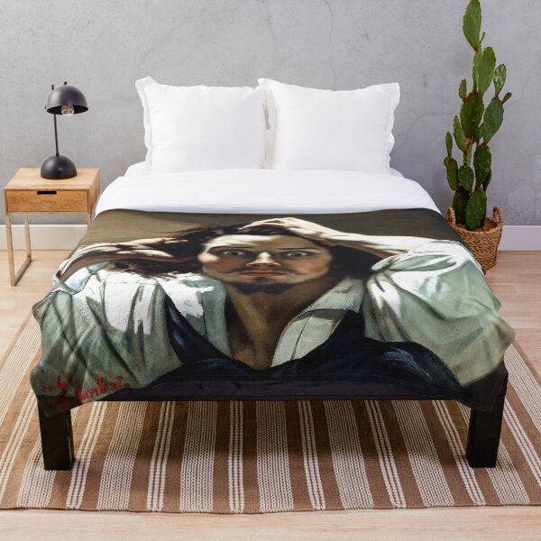 Item preview, El hombre desesperado - Autorretrato dramático de Gustave Courbet 1843 - Realismo clásico francés designed and sold by Under-TheTable.